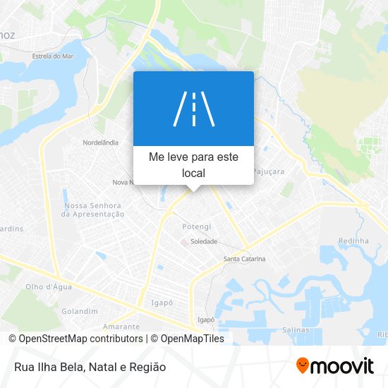 Rua Ilha Bela mapa
