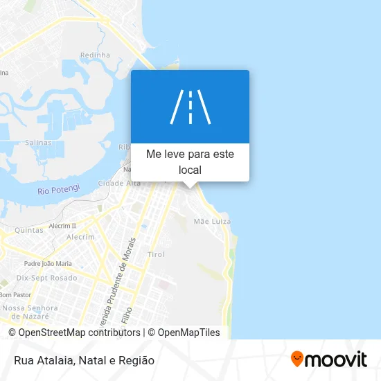 Rua Atalaia mapa