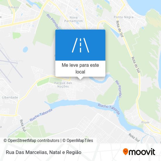 Rua Das Marcelias mapa