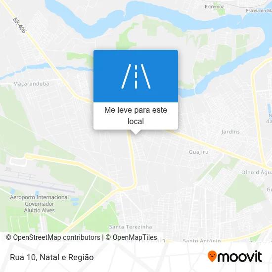 Rua 10 mapa