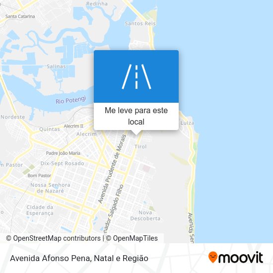 Avenida Afonso Pena mapa