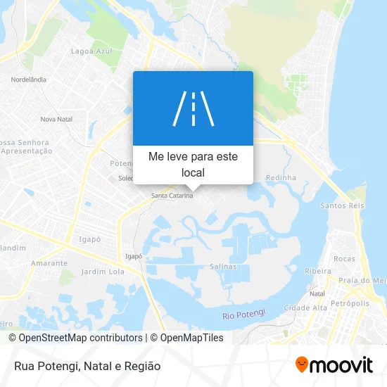 Rua Potengi mapa