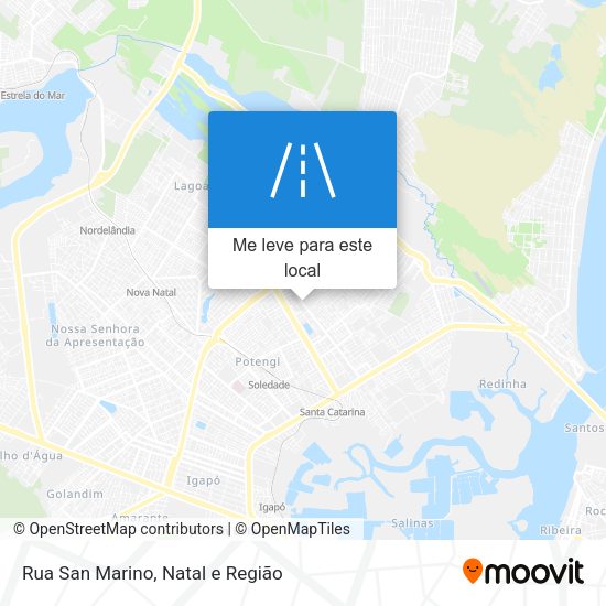 Rua San Marino mapa