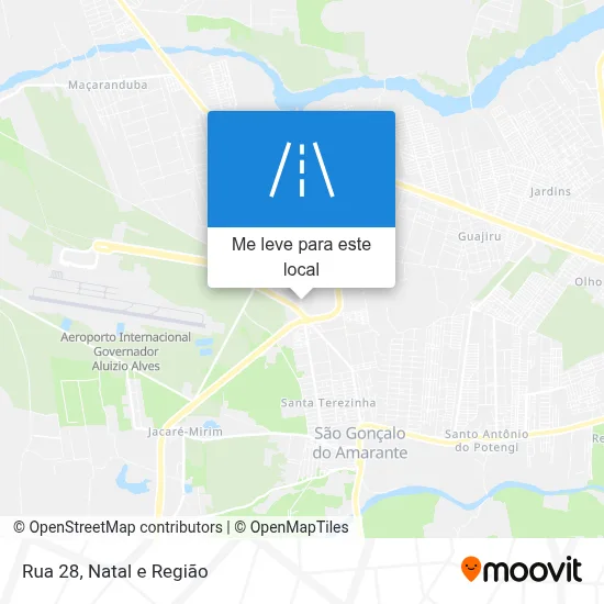 Rua 28 mapa