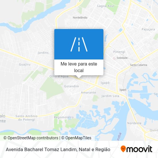 Avenida Bacharel Tomaz Landim mapa