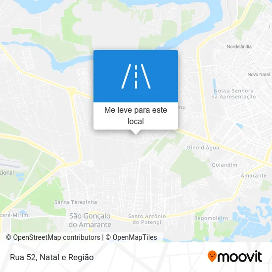 Rua 52 mapa