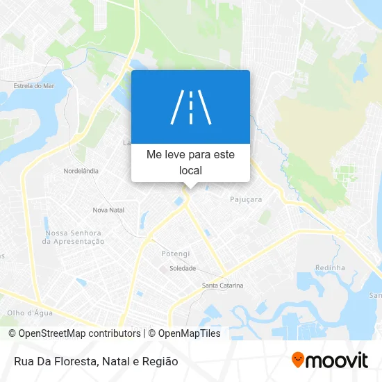 Rua Da Floresta mapa