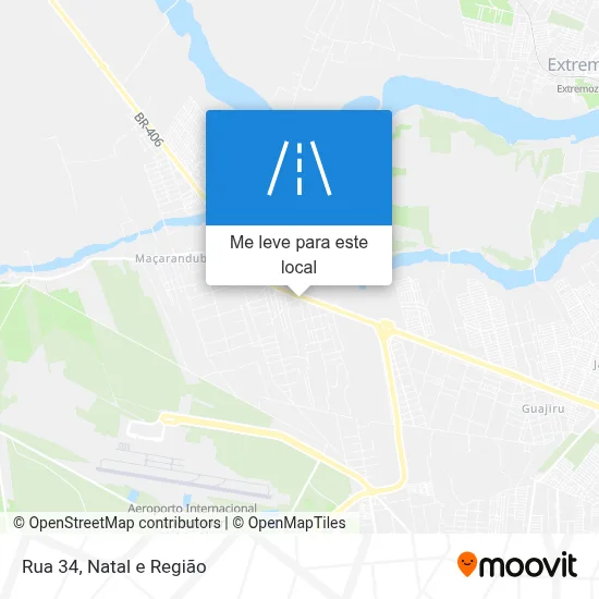 Rua 34 mapa