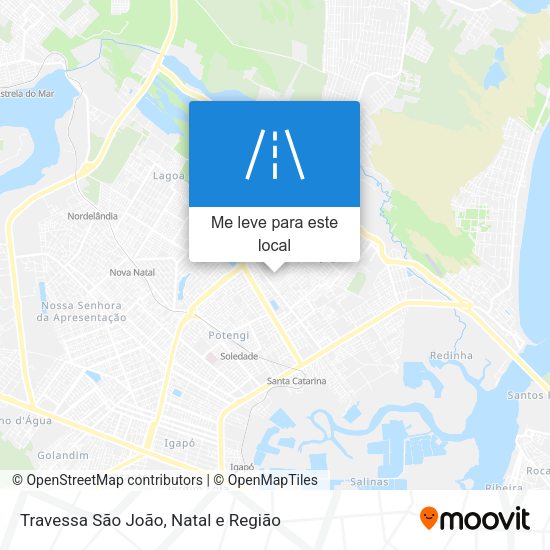 Travessa São João mapa