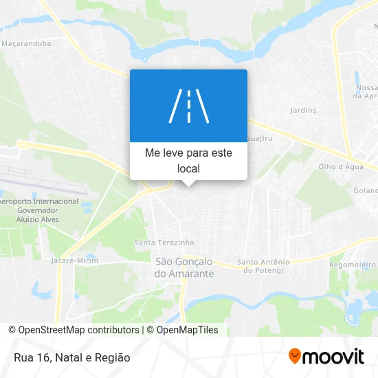 Rua 16 mapa