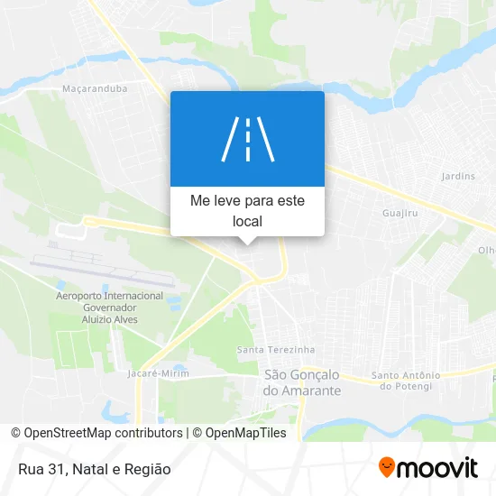 Rua 31 mapa