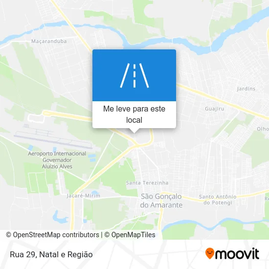 Rua 29 mapa