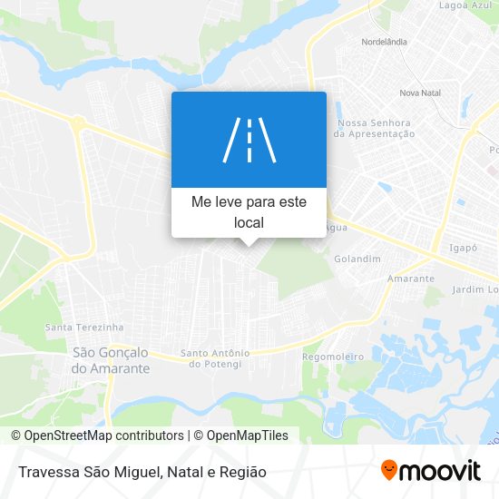 Travessa São Miguel mapa