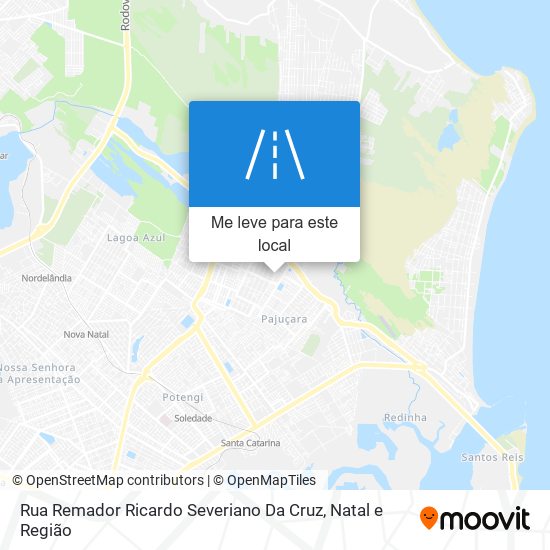 Rua Remador Ricardo Severiano Da Cruz mapa