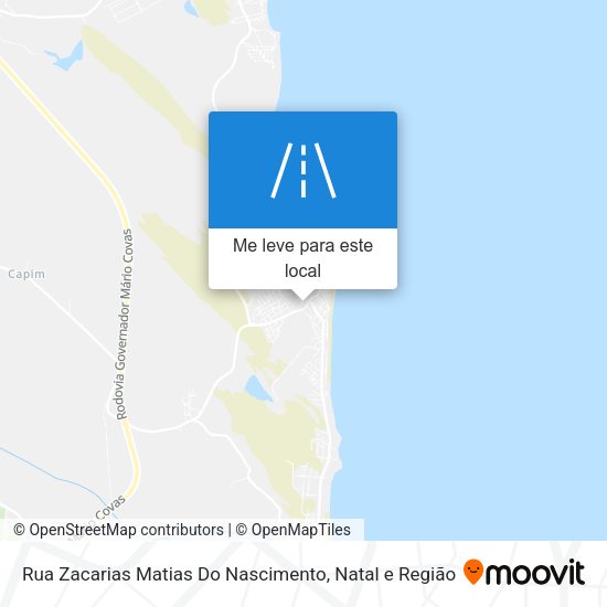 Rua Zacarias Matias Do Nascimento mapa