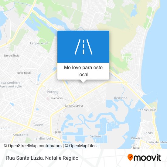 Rua Santa Luzia mapa