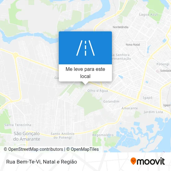 Rua Bem-Te-Vi mapa