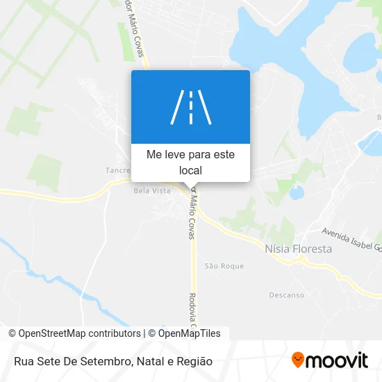 Rua Sete De Setembro mapa