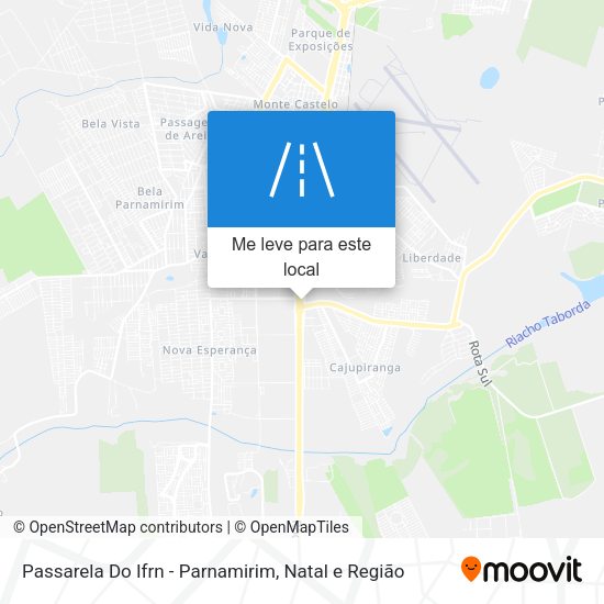 Passarela Do Ifrn - Parnamirim mapa
