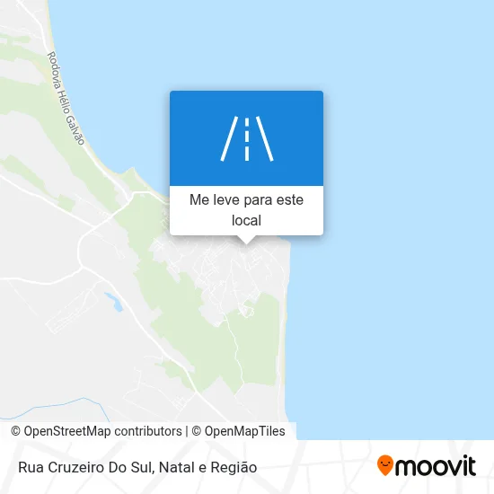 Rua Cruzeiro Do Sul mapa