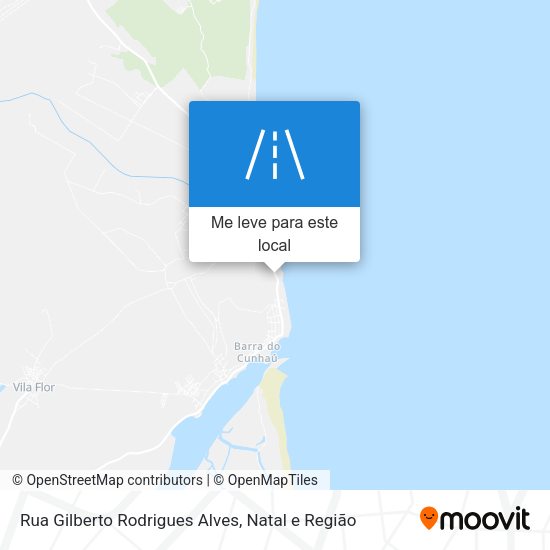 Rua Gilberto Rodrigues Alves mapa