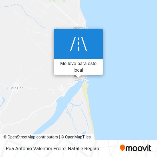 Rua Antonio Valentim Freire mapa