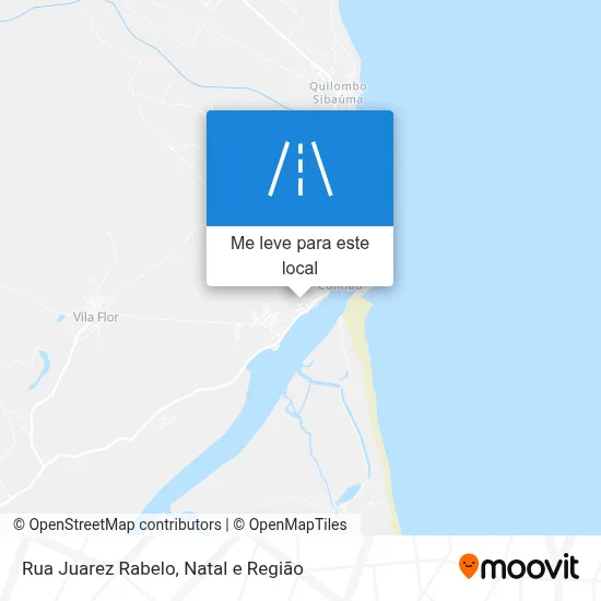 Rua Juarez Rabelo mapa