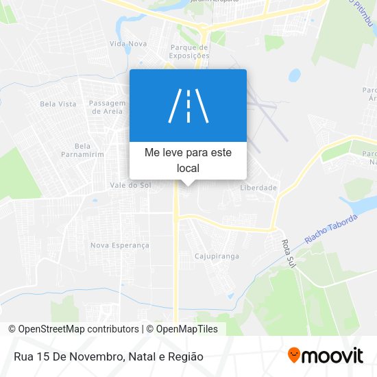 Rua 15 De Novembro mapa