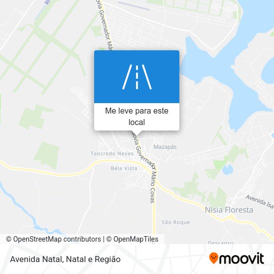 Avenida Natal mapa