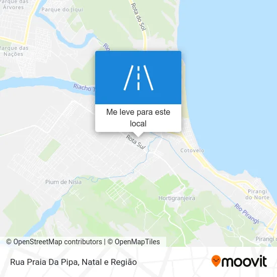 Rua Praia Da Pipa mapa