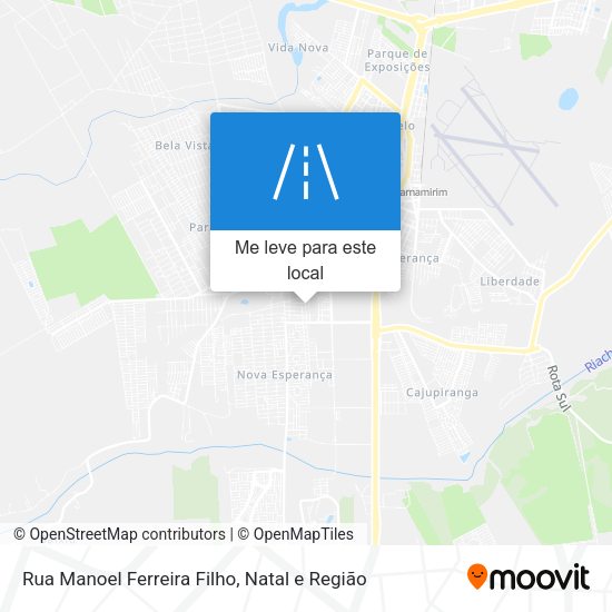 Rua Manoel Ferreira Filho mapa