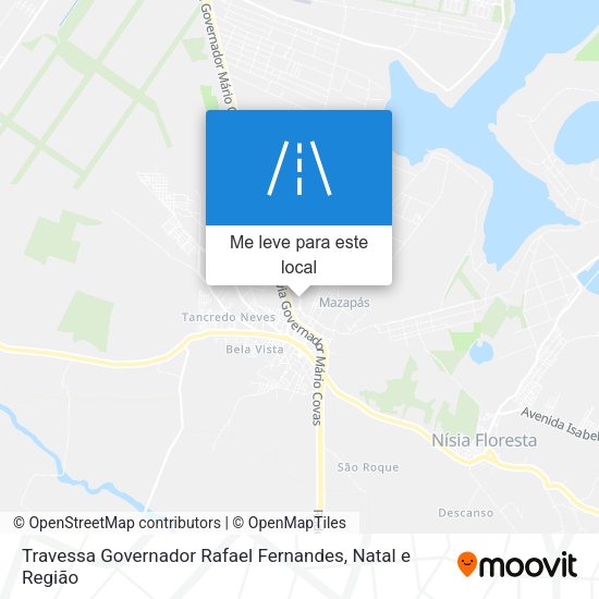 Travessa Governador Rafael Fernandes mapa