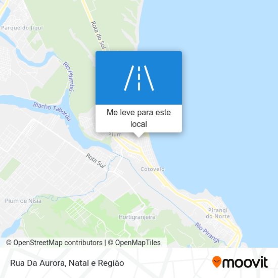 Rua Da Aurora mapa
