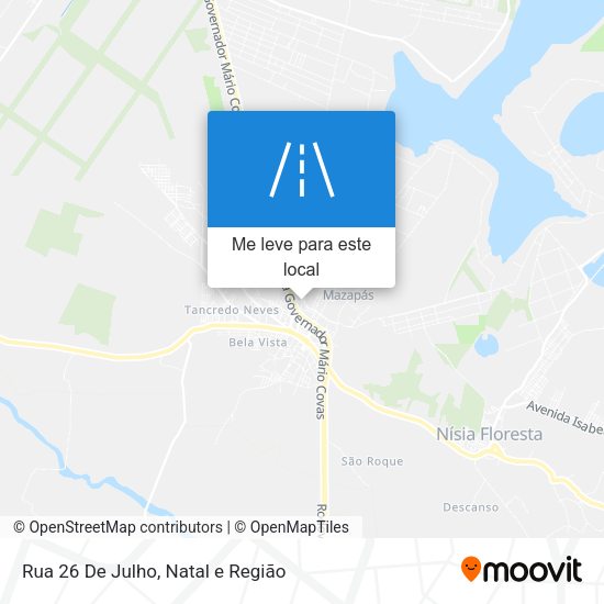 Rua 26 De Julho mapa