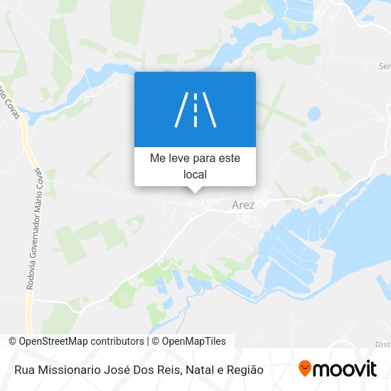 Rua Missionario José Dos Reis mapa