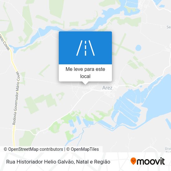 Rua Historiador Helio Galvão mapa