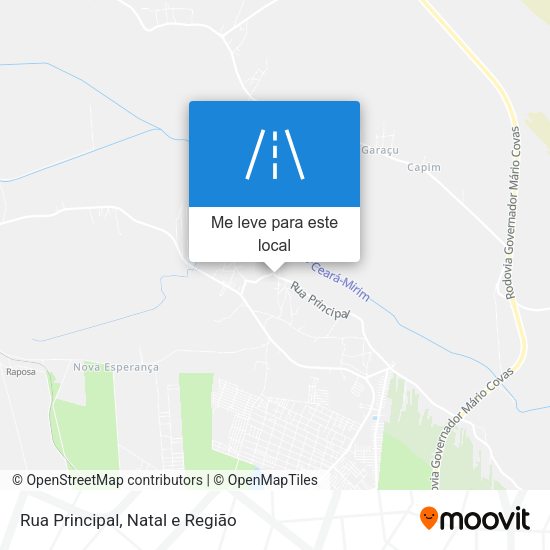 Rua Principal mapa