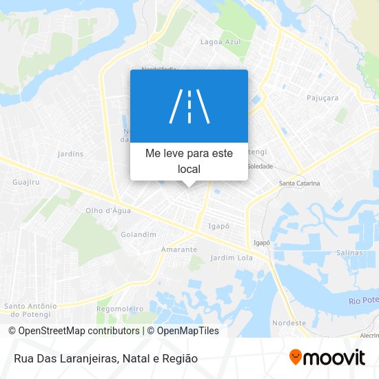 Rua Das Laranjeiras mapa