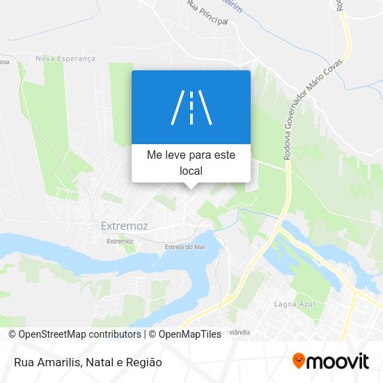 Rua Amarilis mapa