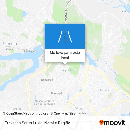 Travessa Santa Luzia mapa