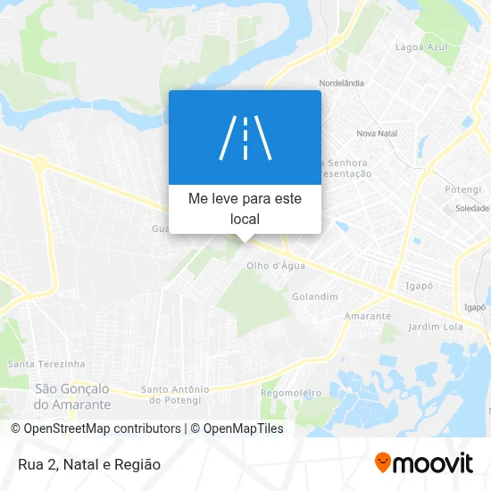 Rua 2 mapa