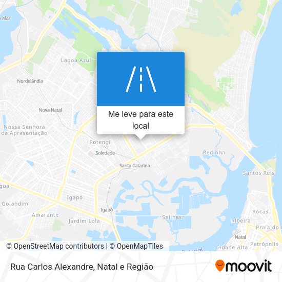 Rua Carlos Alexandre mapa