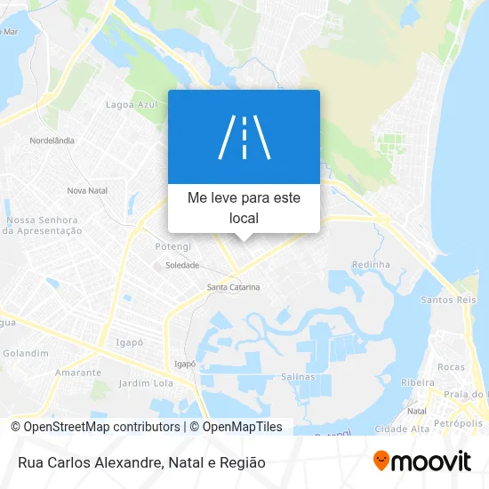 Rua Carlos Alexandre mapa