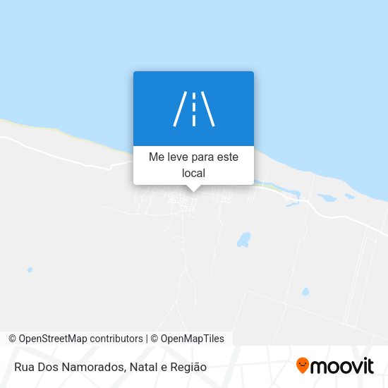 Rua Dos Namorados mapa