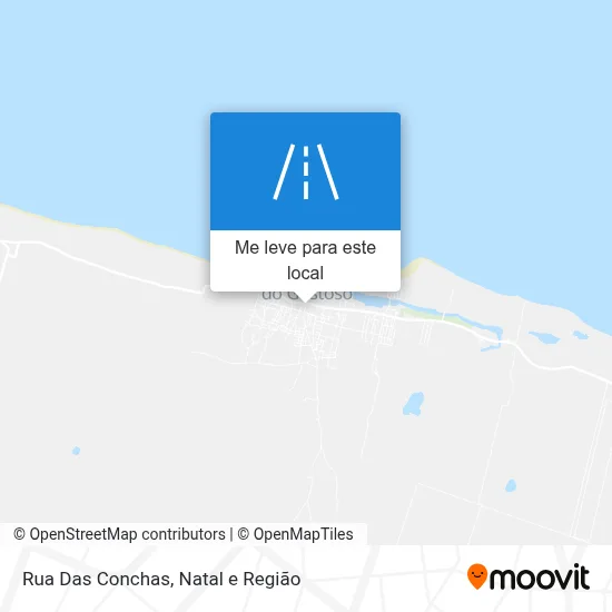 Rua Das Conchas mapa