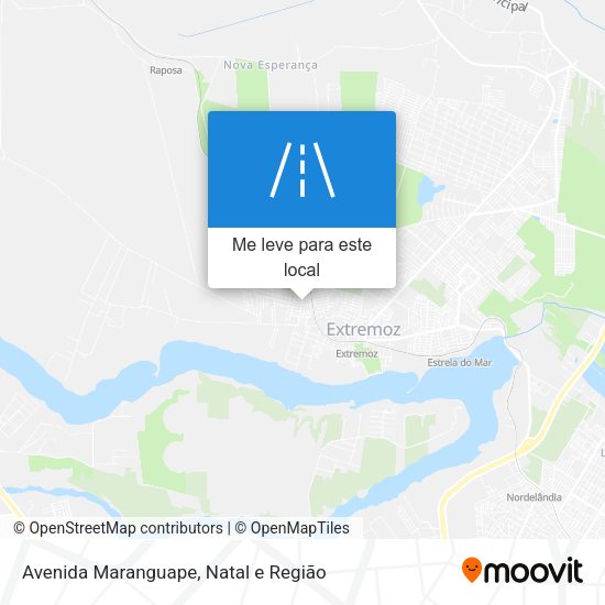 Avenida Maranguape mapa