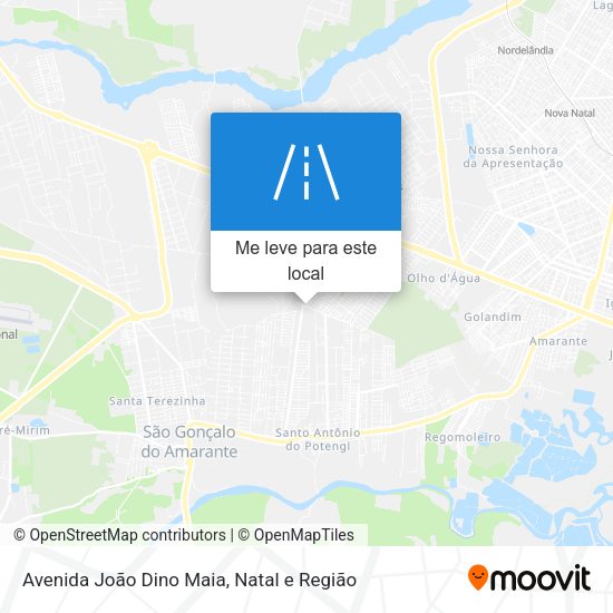Avenida João Dino Maia mapa