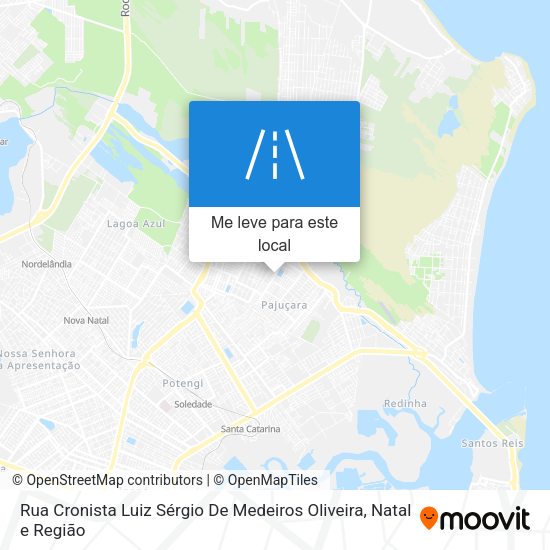 Rua Cronista Luiz Sérgio De Medeiros Oliveira mapa