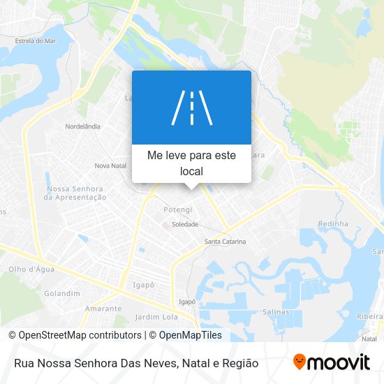 Rua Nossa Senhora Das Neves mapa