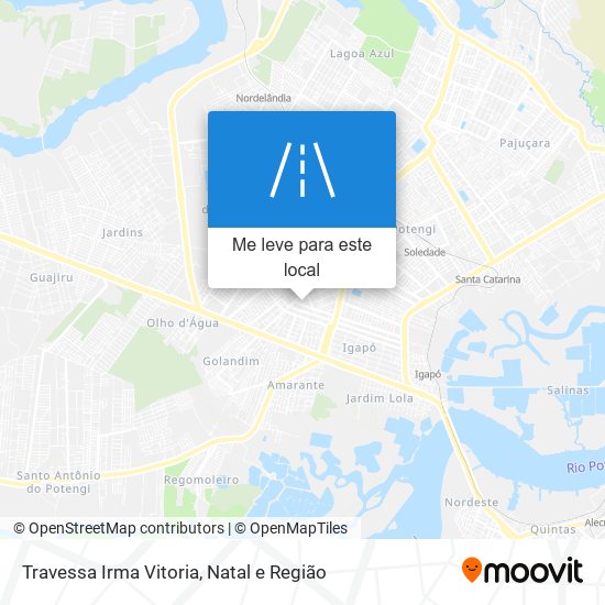 Travessa Irma Vitoria mapa